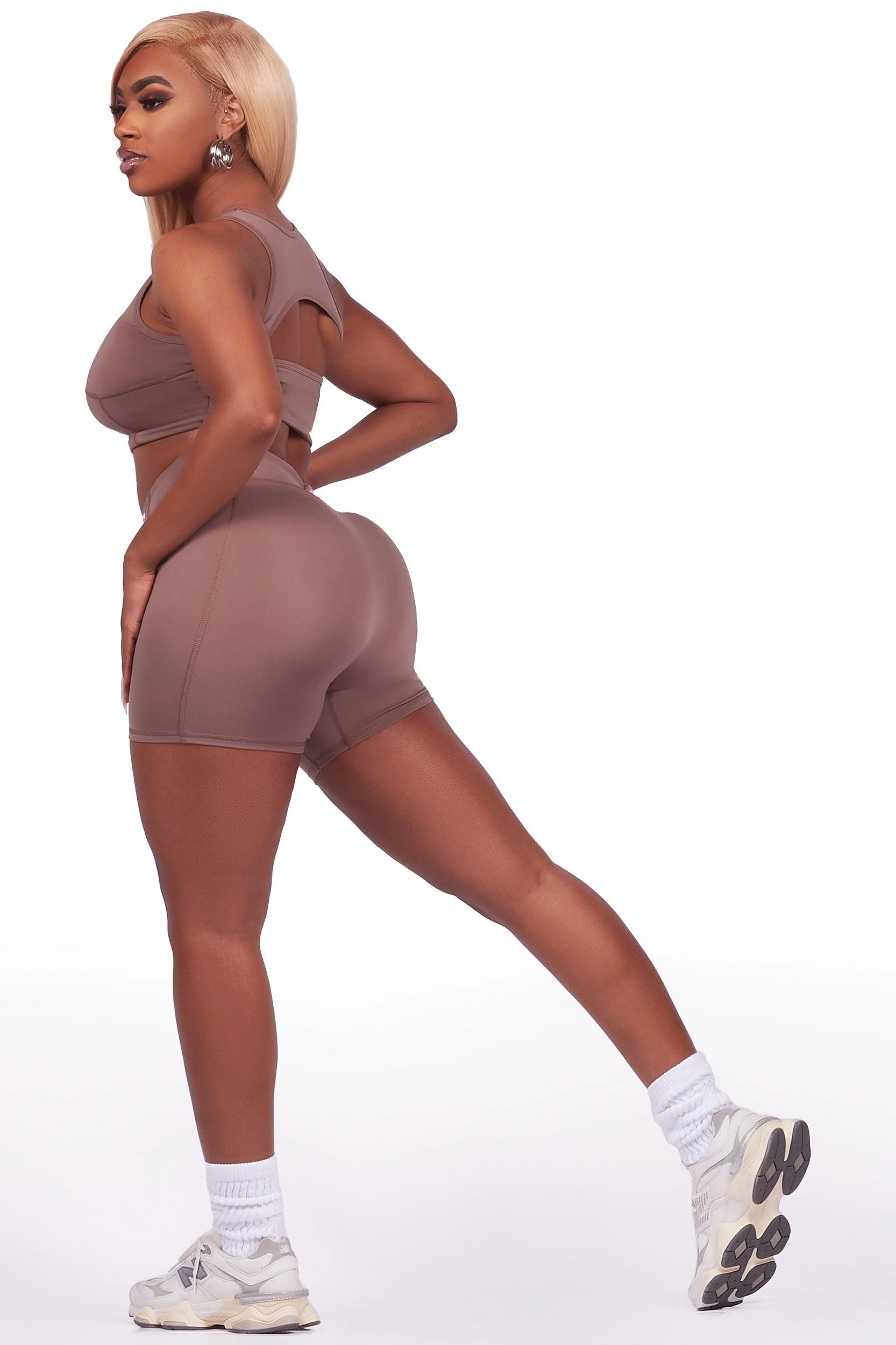 Teonka Mocha Bike Short Set Female Product Image