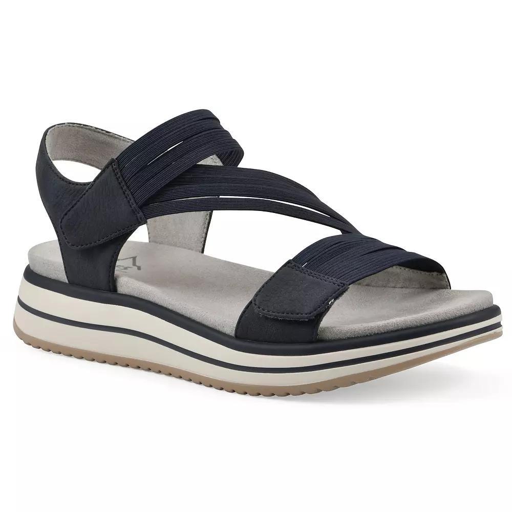 Cliffs by White Mountain Hapford Women's Sport Sandals, Size: 10, Blue Nubuck Product Image
