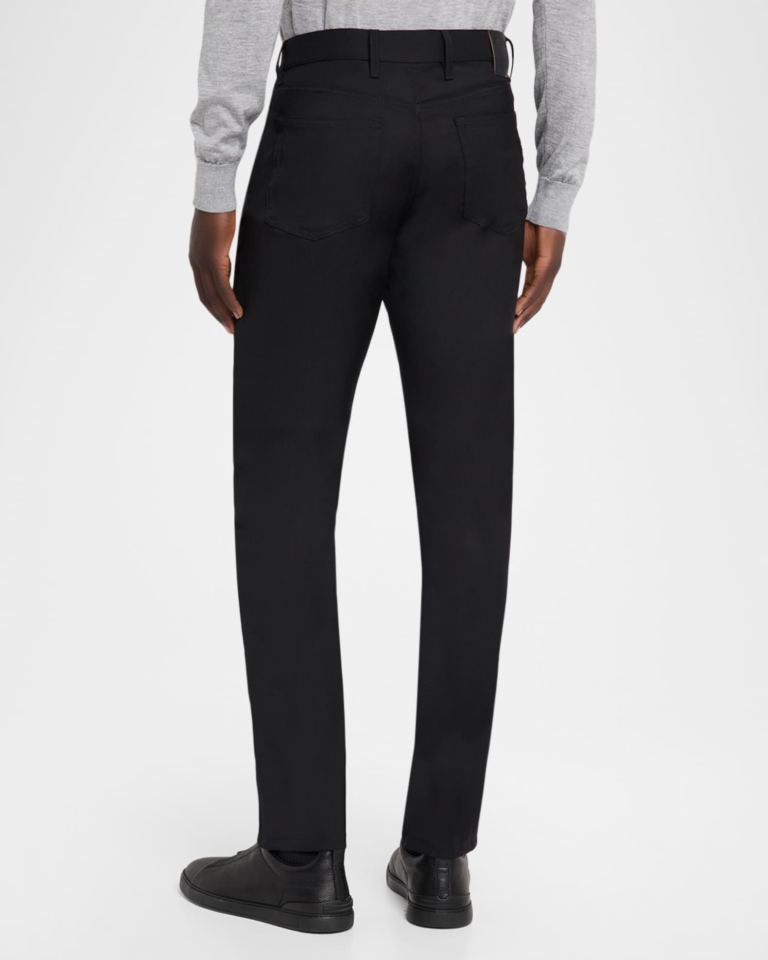Men's Wool Slim Fit Five-Pocket Pants Product Image