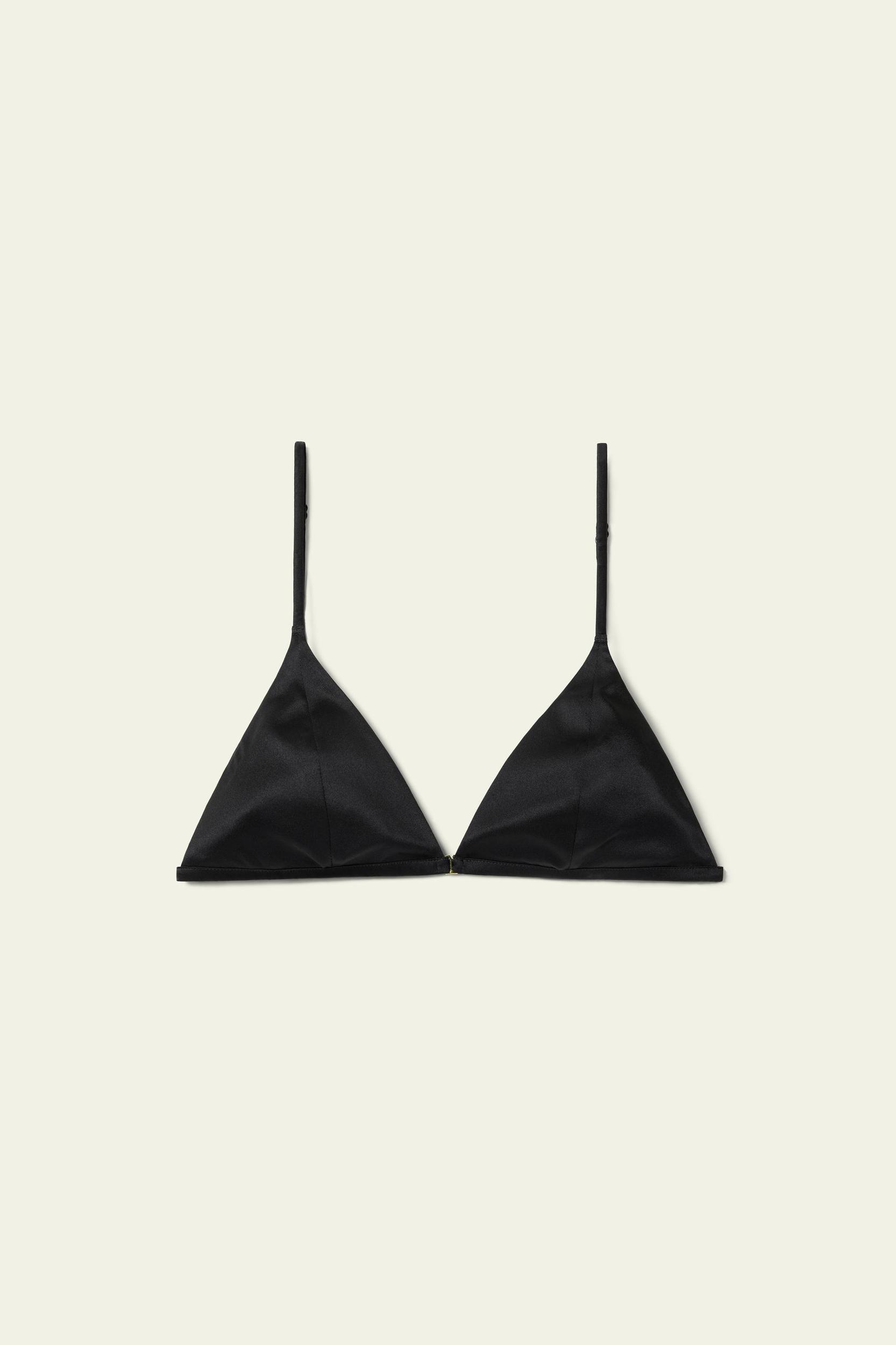 Stretch Silk Triangle Bra Product Image