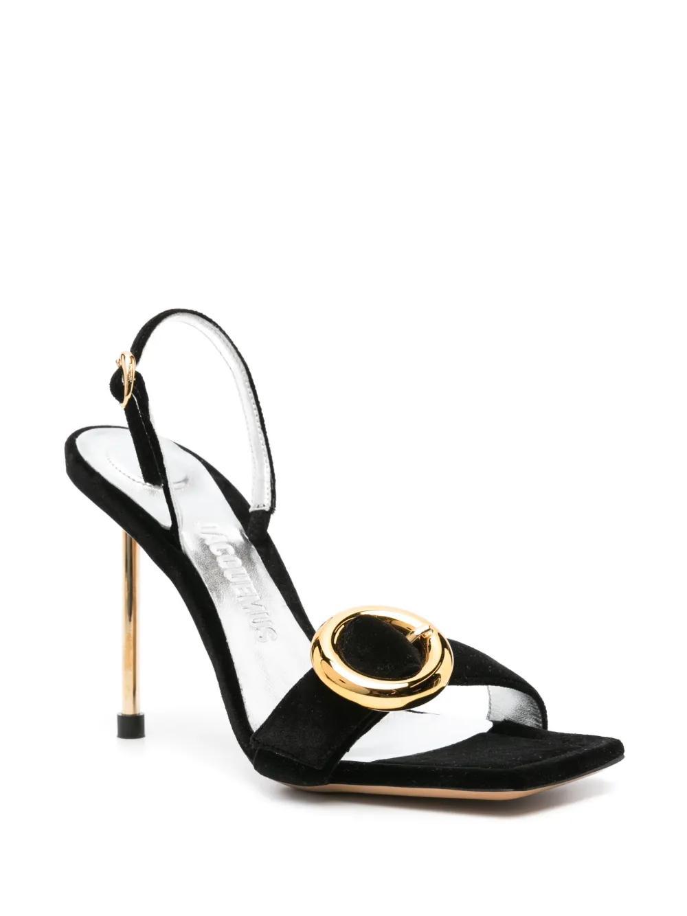 105mm Regalo velvet sandals Product Image