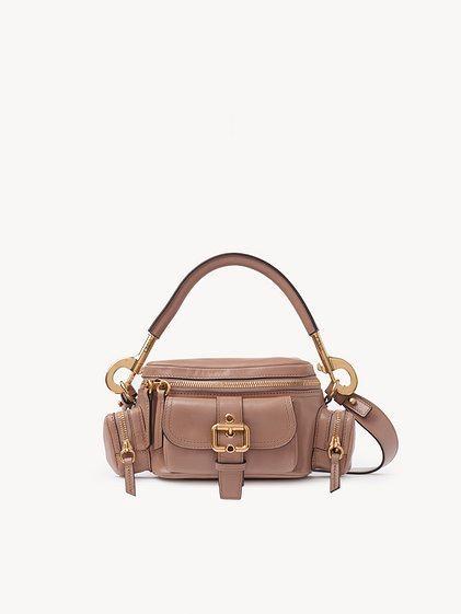Small camera bag in shiny leather Product Image