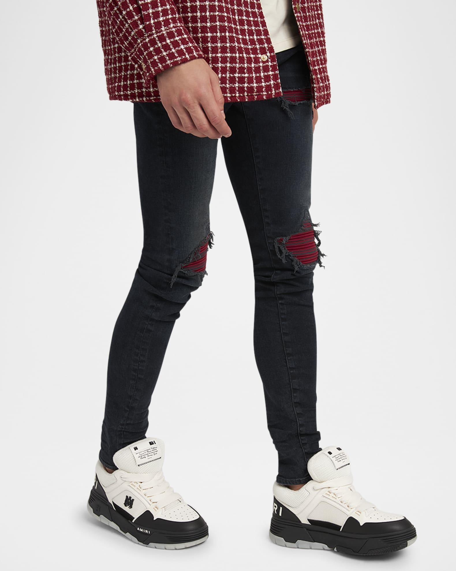 Men's MA-1 Chunky Leather Mid-Top Sneakers Product Image