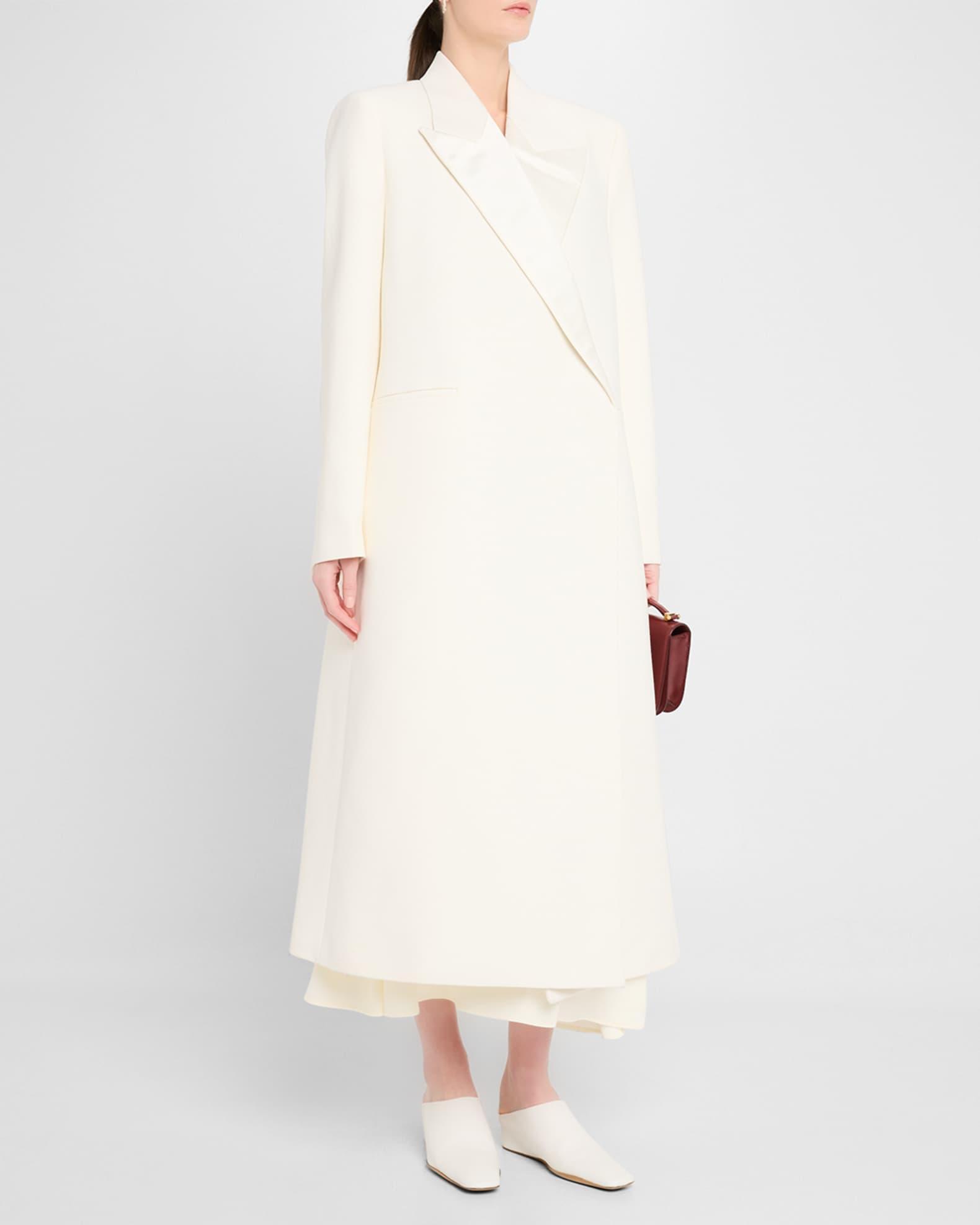 Double-Breasted Long Coat Product Image