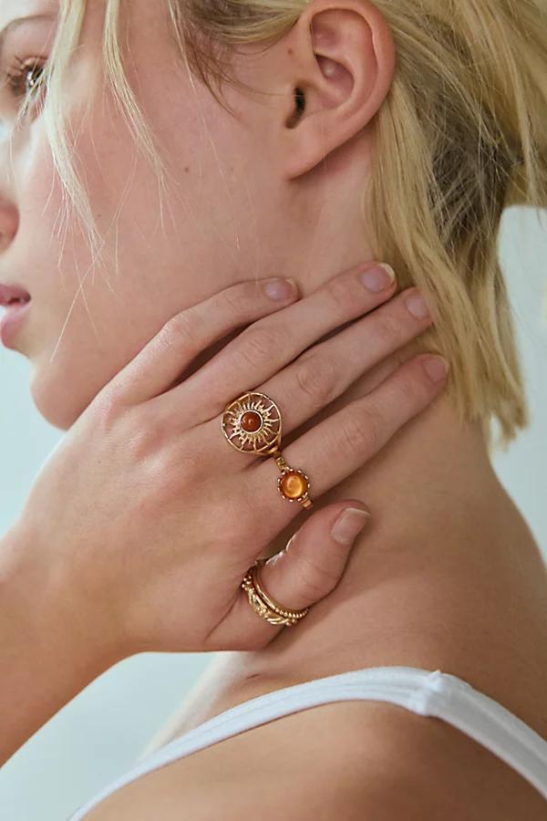Sol Stone Ring Set Womens at Urban Outfitters Product Image