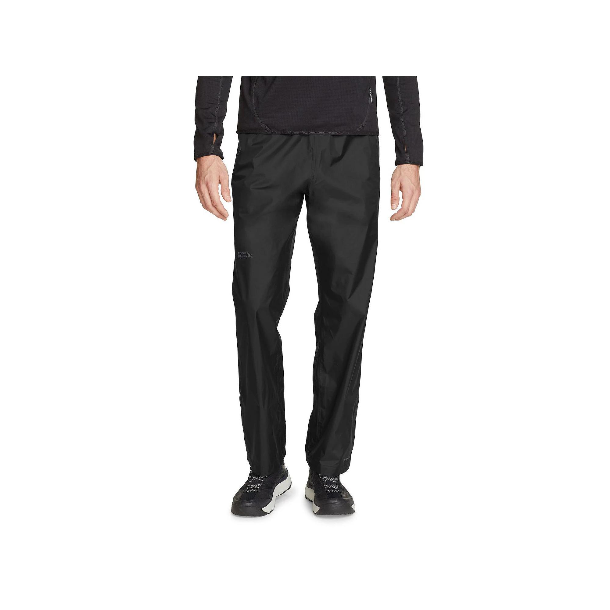 Men's Eddie Bauer Cloud Cap Rain Nylon Pants, Size: Small, Black Product Image
