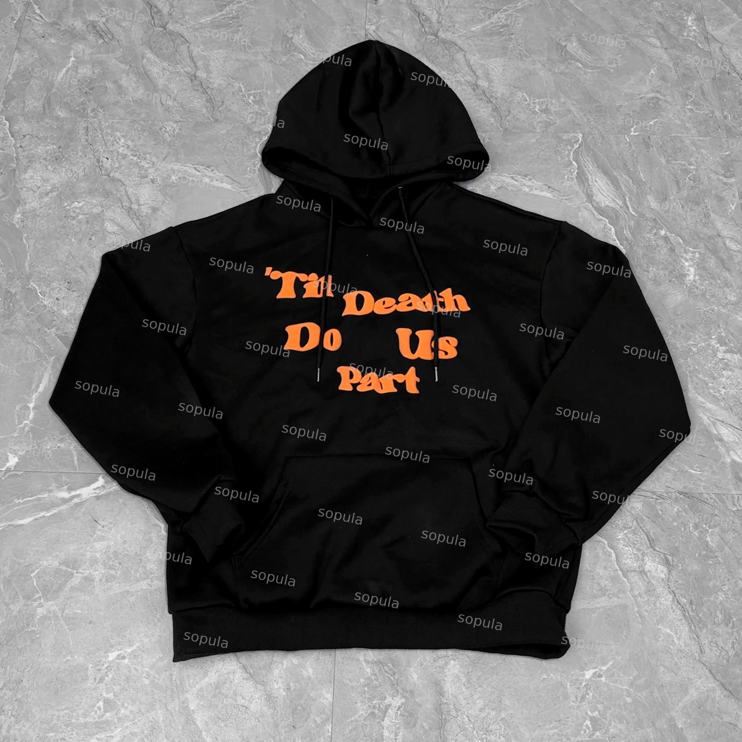 Sopula Til Death Do Us Part Puff Print Graphic Hoodie Product Image