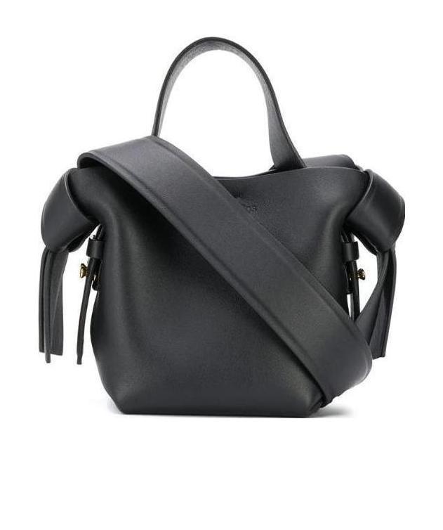 ACNE STUDIOS Micro Musubi Bag In Black Product Image