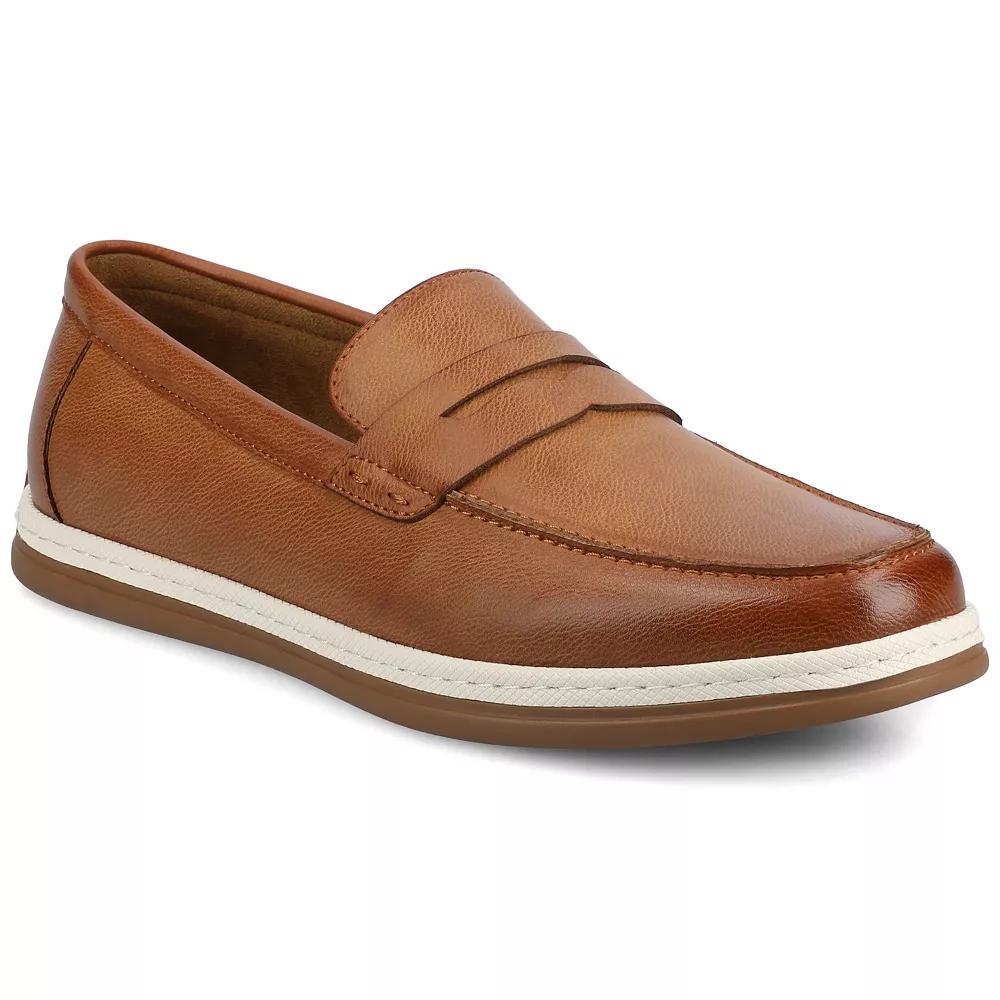 VANCE Brantley Comfort Casual Slip-on Men's Perforated Flexible Penny Loafers, Size: 11 Product Image