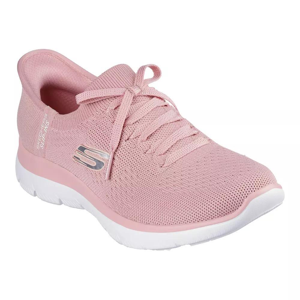 Skechers Hands Free Slip-ins® Summits New Daily Women's Sneakers, Size: 7 Wide, Pink Product Image