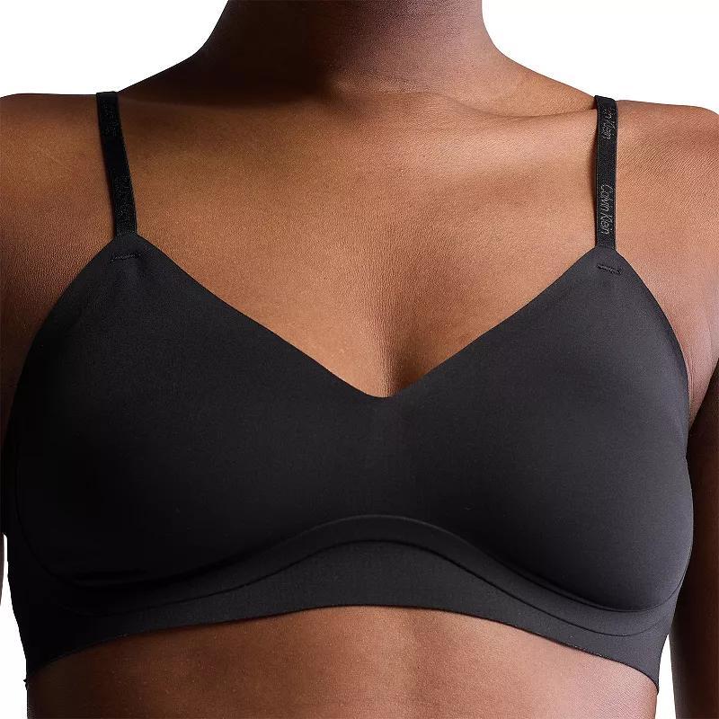 Calvin Klein Invisibles Comfort Lightly Lined Gel Wire Bralette QF7142, Women's, Size: Medium, Bare Product Image