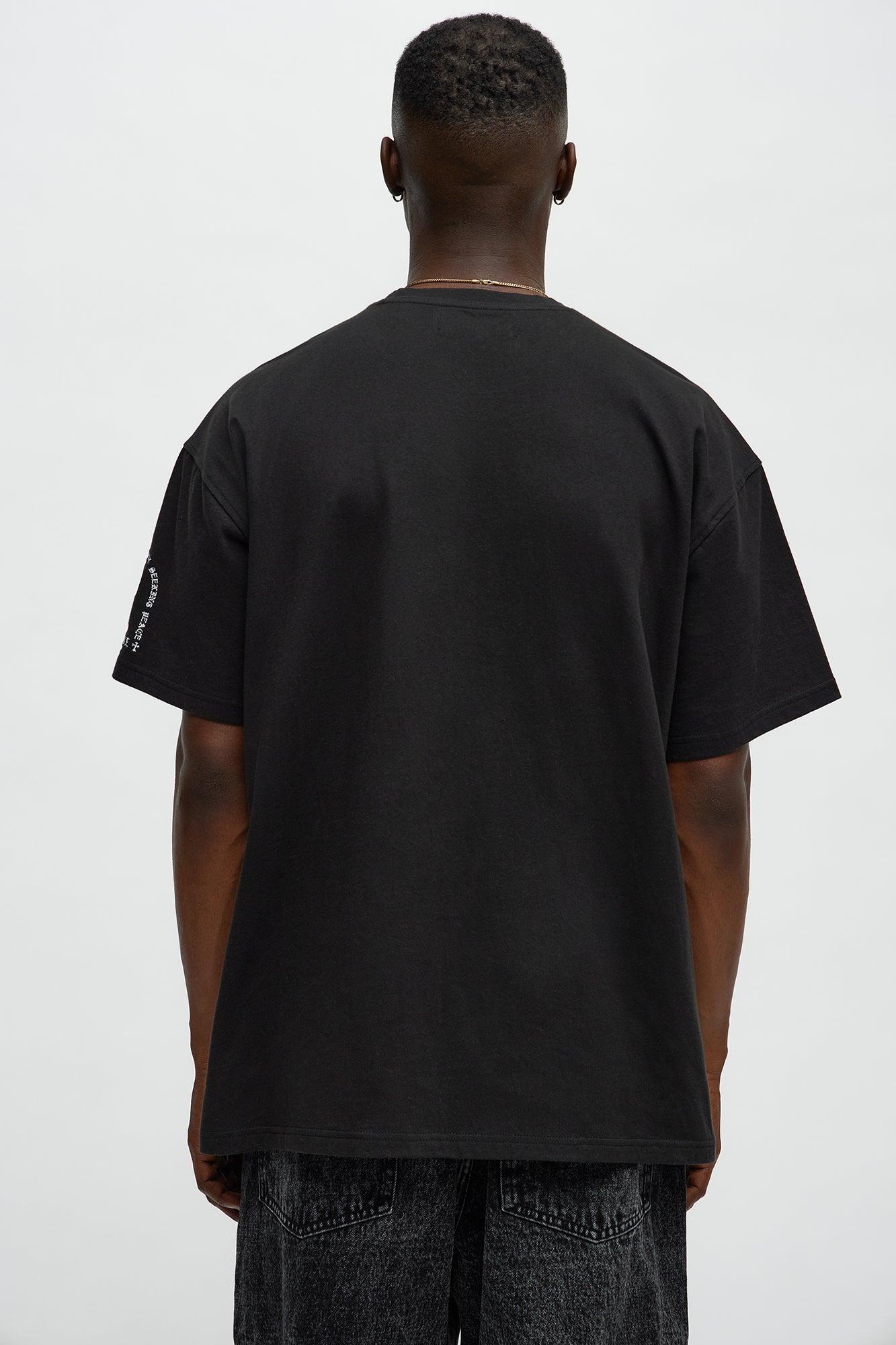 Short Sleeve Solitude From Chaos Tee - Black Product Image