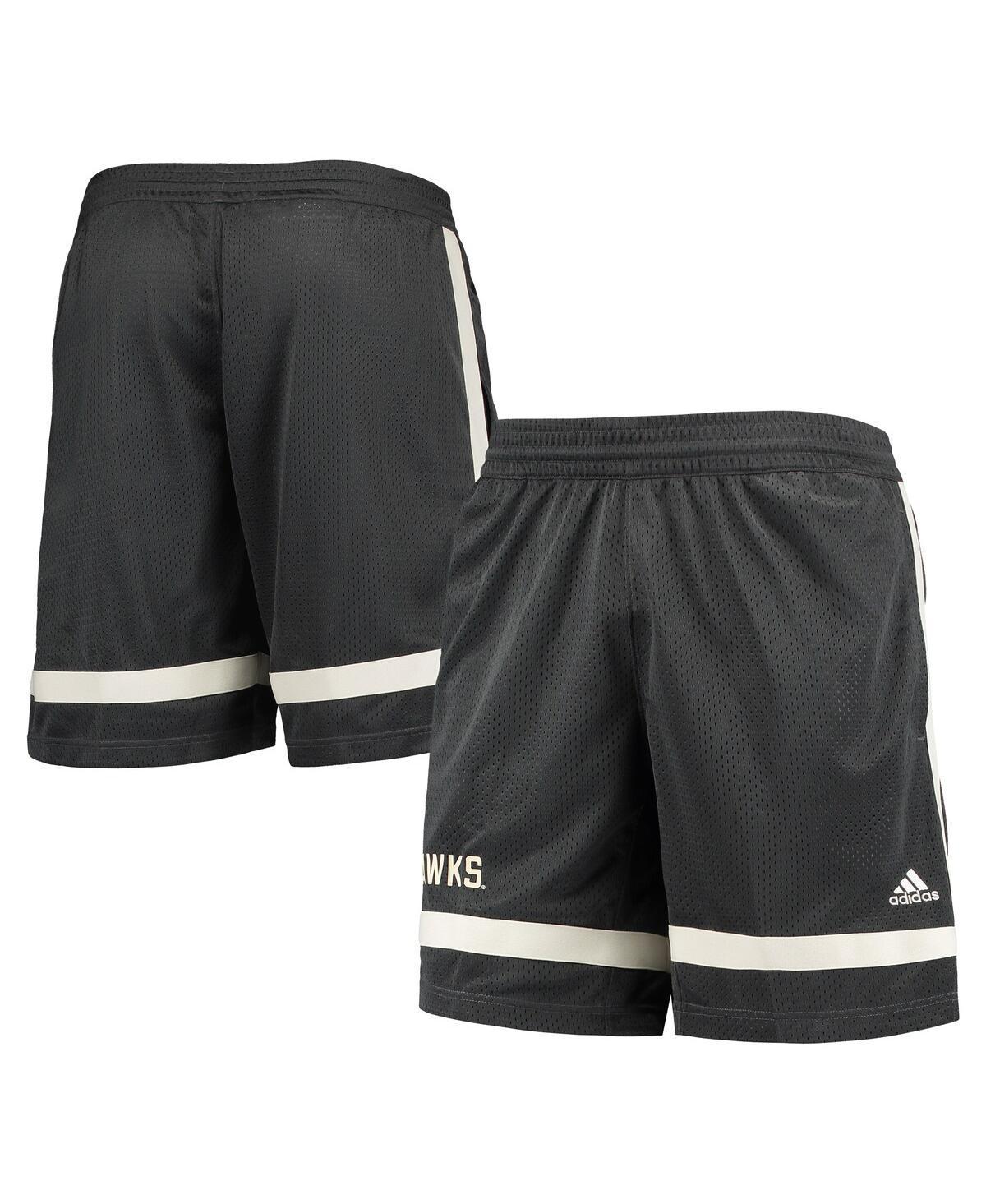 Mens adidas Charcoal Kansas Jayhawks Reverse Retro Basketball Shorts Product Image