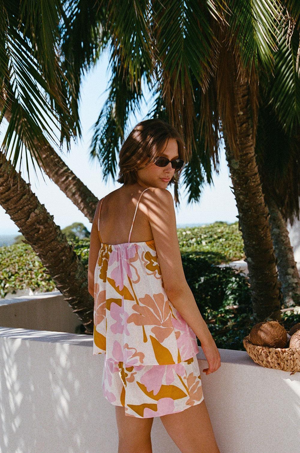Jetta Shorts - Hibiscus Product Image
