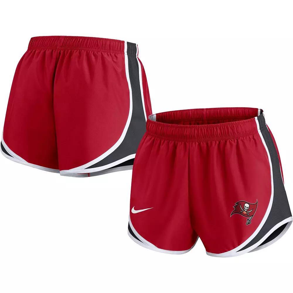 Women's Nike Red Tampa Bay Buccaneers Tempo Shorts, Size: XS Product Image