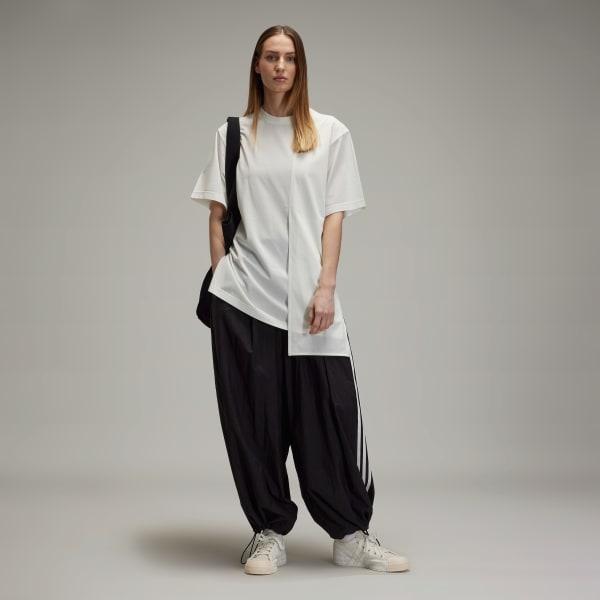 adidas Y-3 3-Stripes Nylon Pants Dark Blue XL Womens Product Image