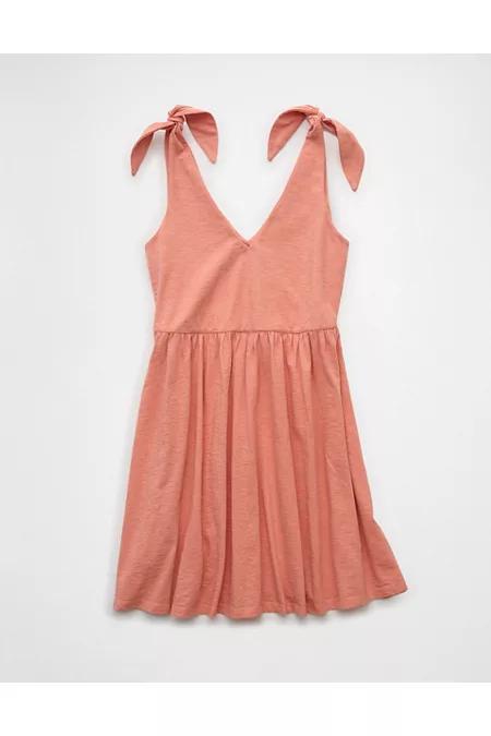 AE Sunchaser Knit Tie Shoulder Mini Dress Women's Product Image