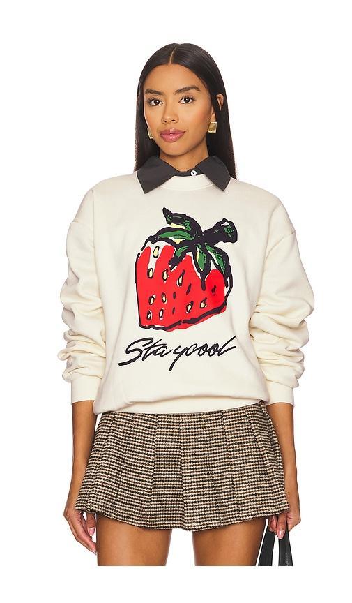 Scratch N Sniff Strawberry Sweatshirt Stay Cool Product Image