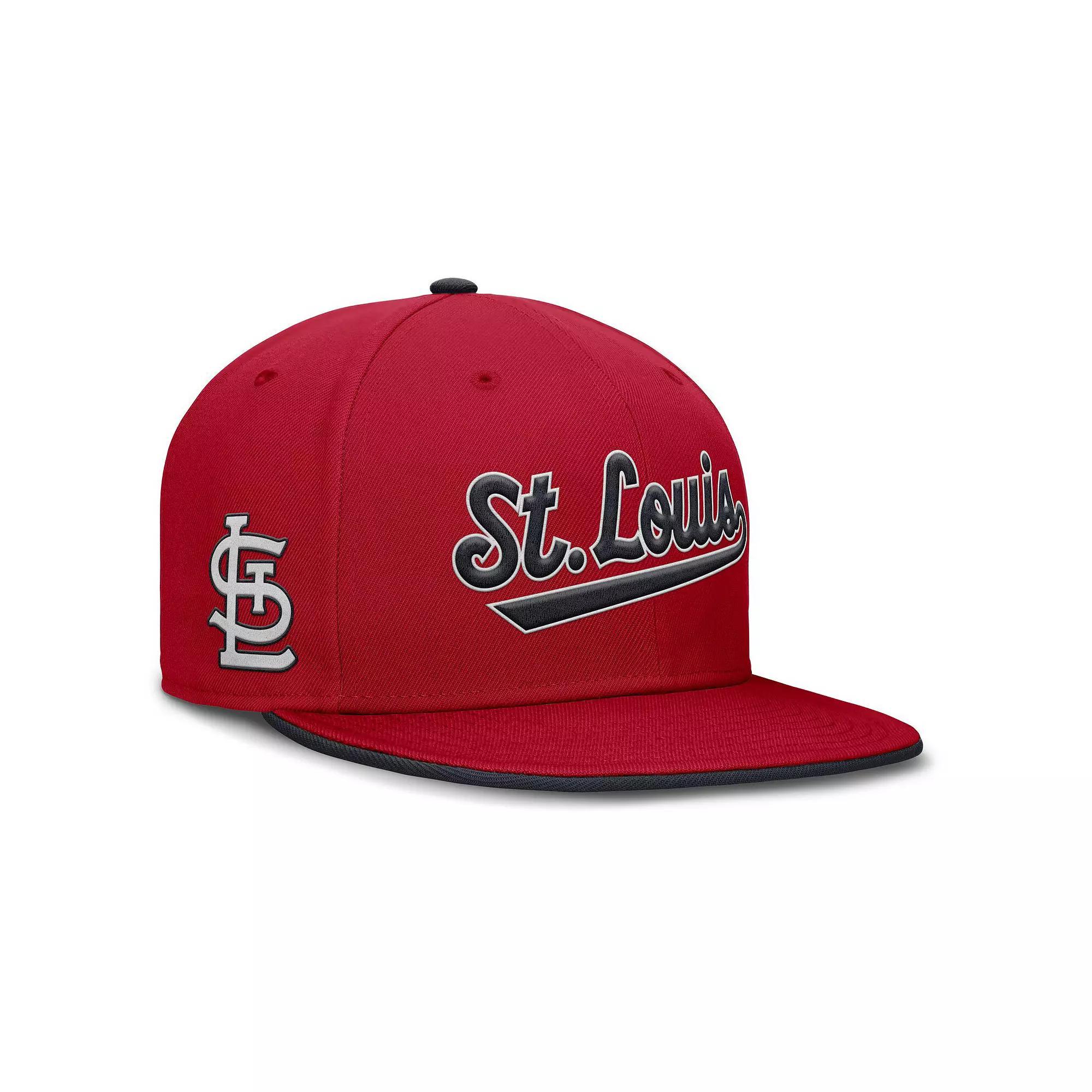 Men's Nike Red St. Louis Cardinals True Performance Fitted Hat, Size: 7 3/4 Product Image