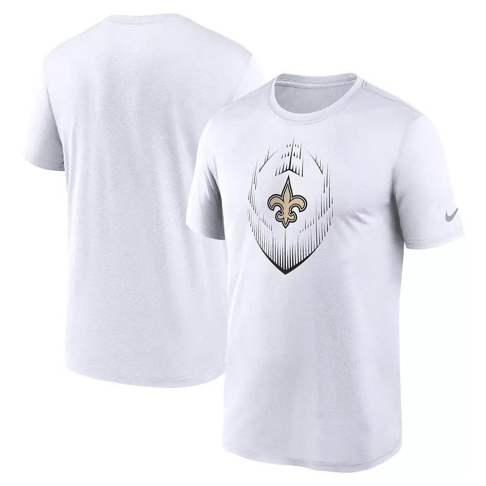 Men's Nike White New Orleans Saints Primetime Legend Icon Performance T-Shirt, Size: 4XL Product Image