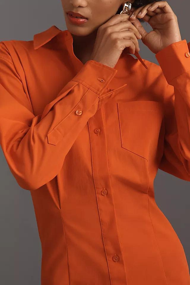 Good American Poplin Mini Shirt Dress Product Image
