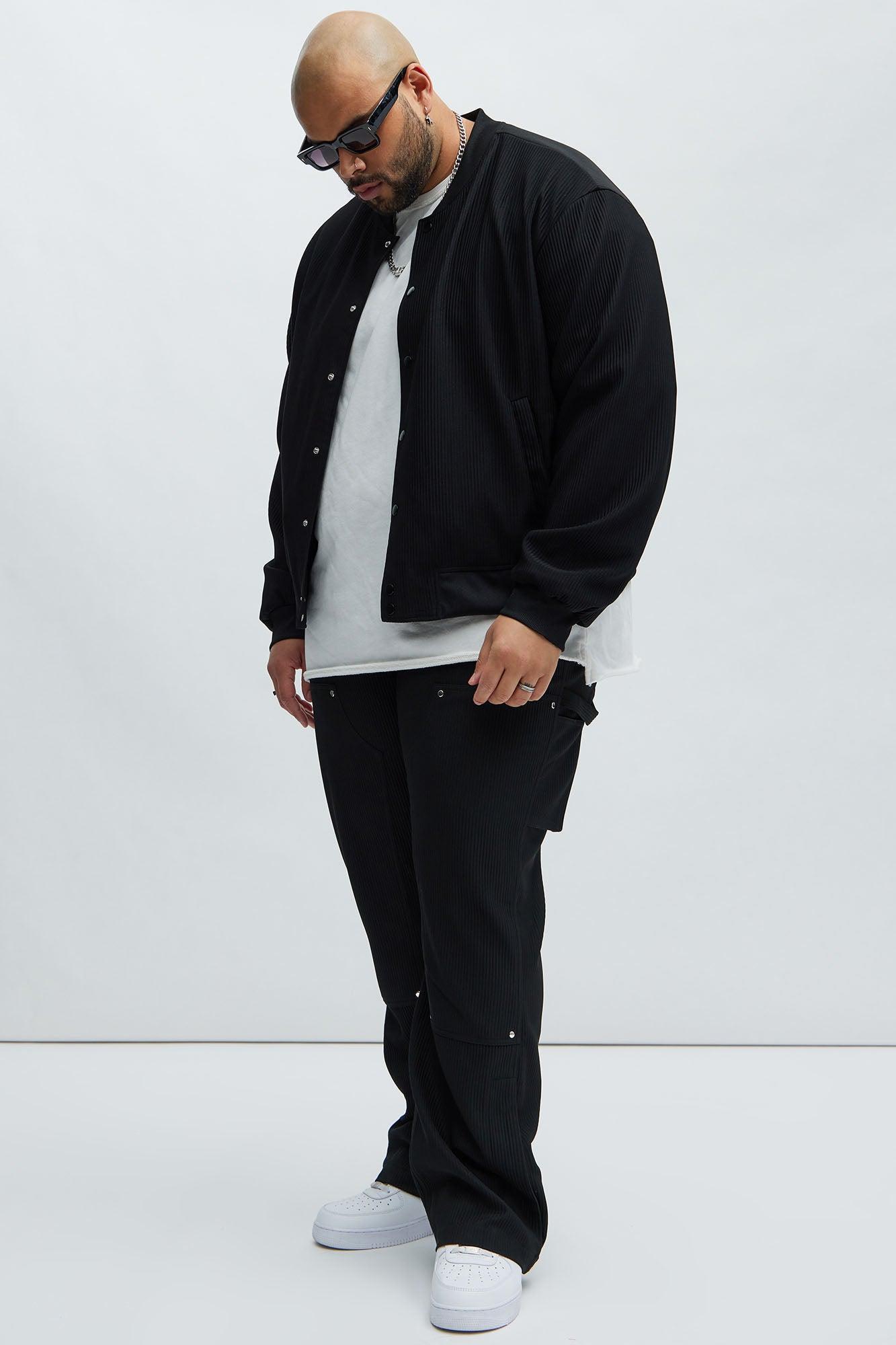 Show Up Bomber Jacket - Black Product Image