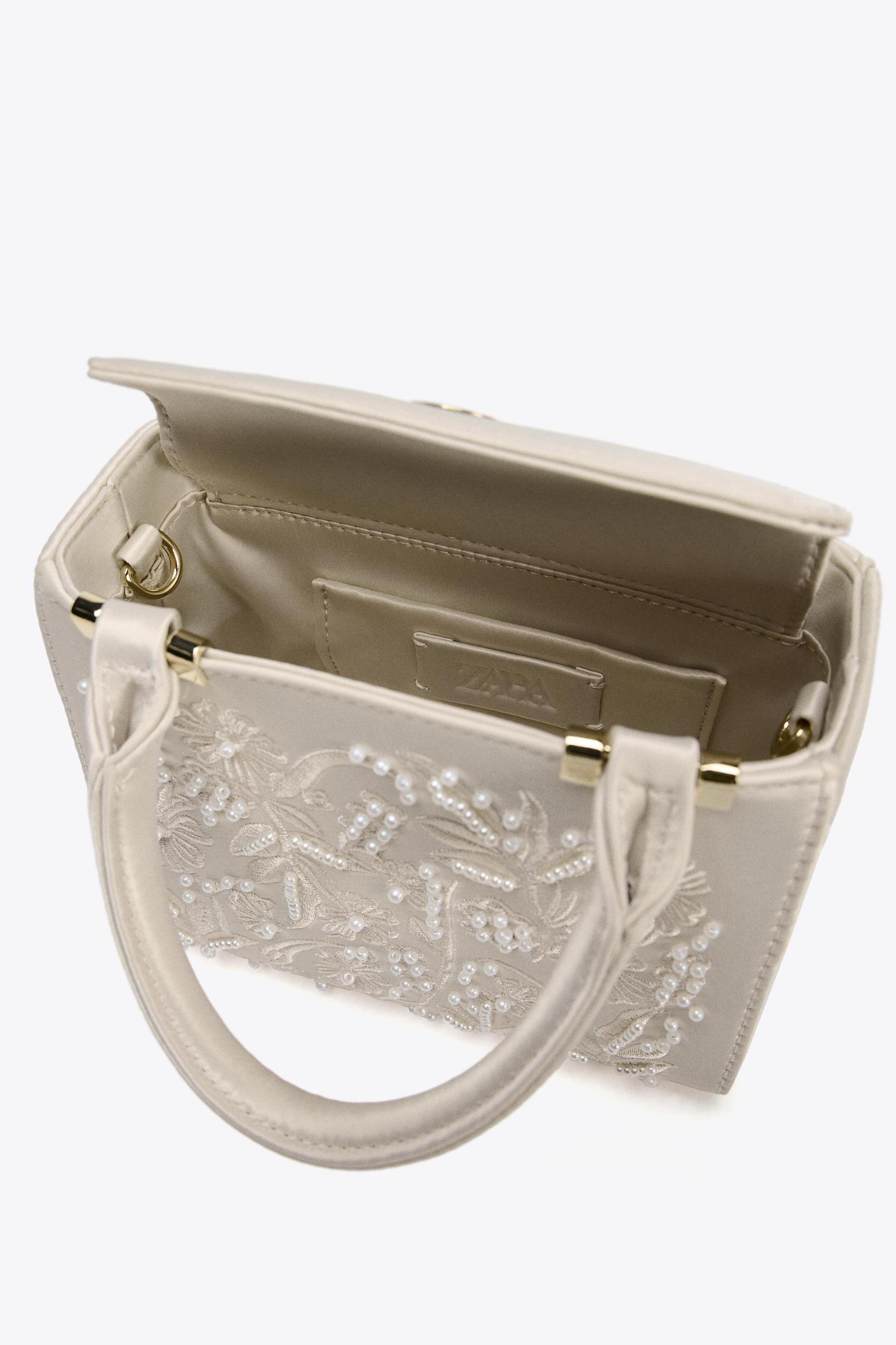 SATIN EFFECT PEARL BAG Product Image