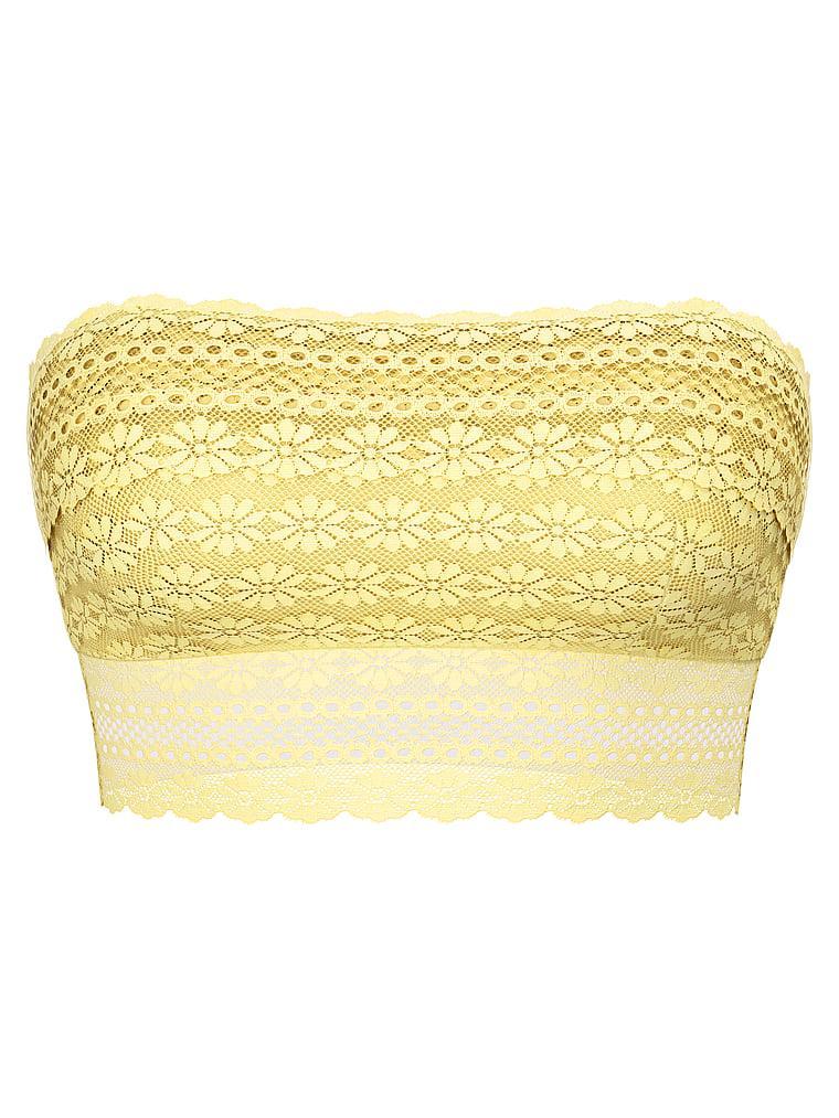 Daisy Lace Lightly Lined Bandeau Bra Top Product Image