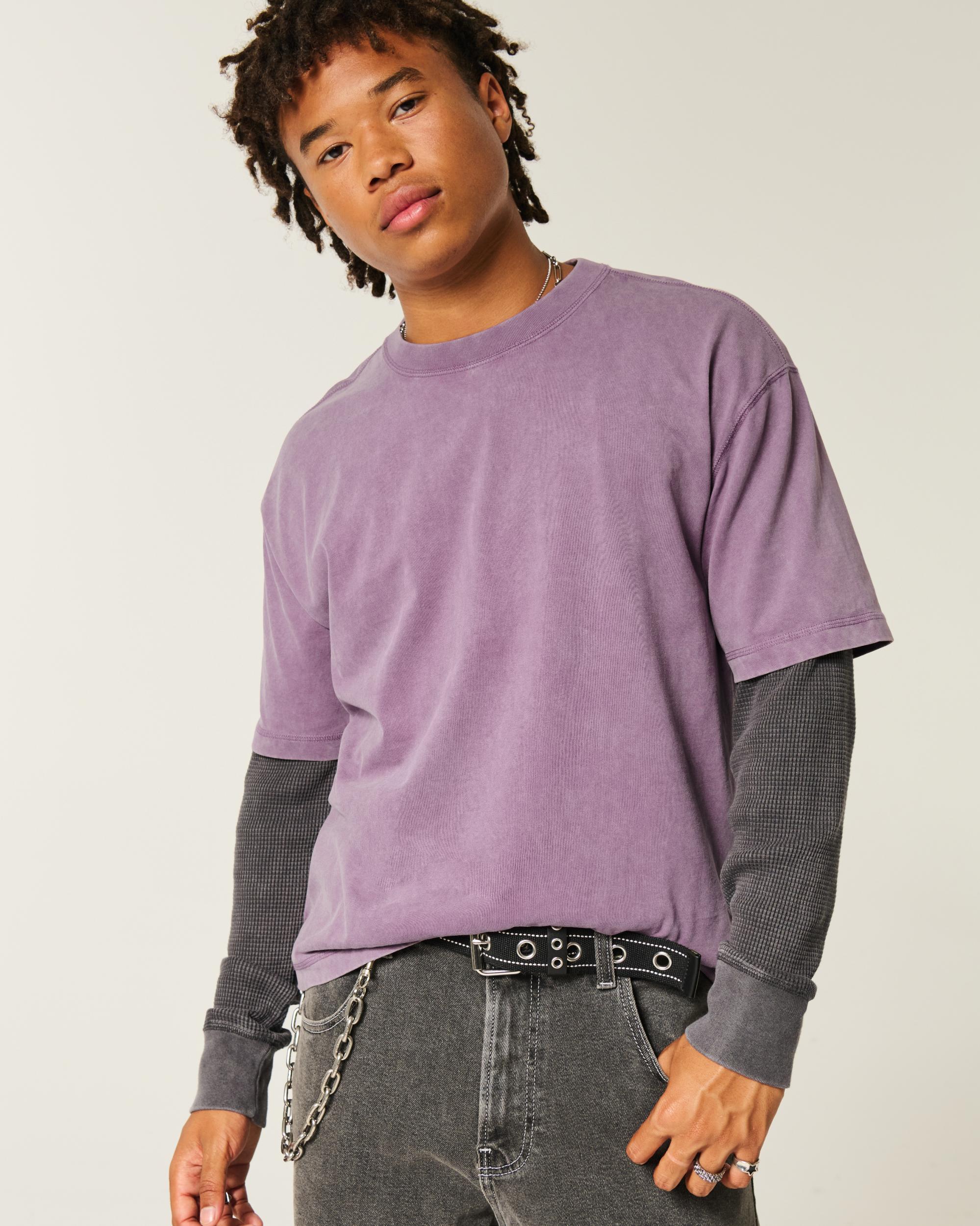 Boxy Heavyweight Crop Crew T-Shirt Product Image