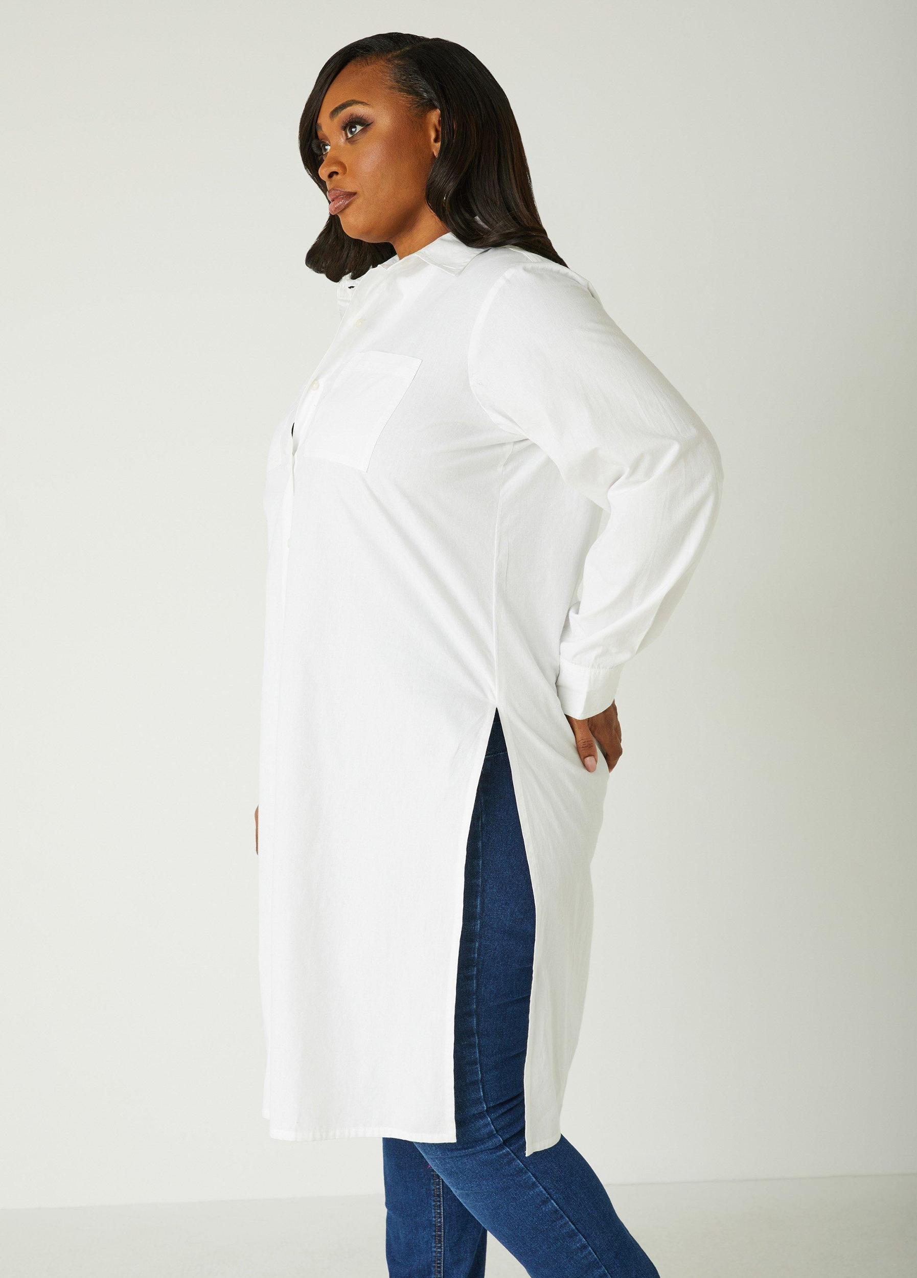 Cotton Poplin Duster Shirt Product Image