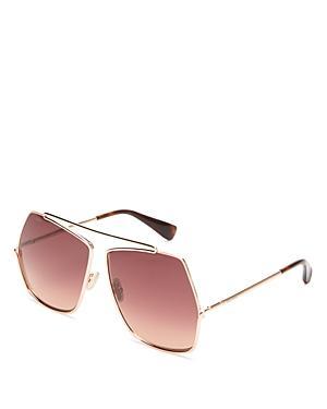 Womens 64MM Geometric Sunglasses Product Image