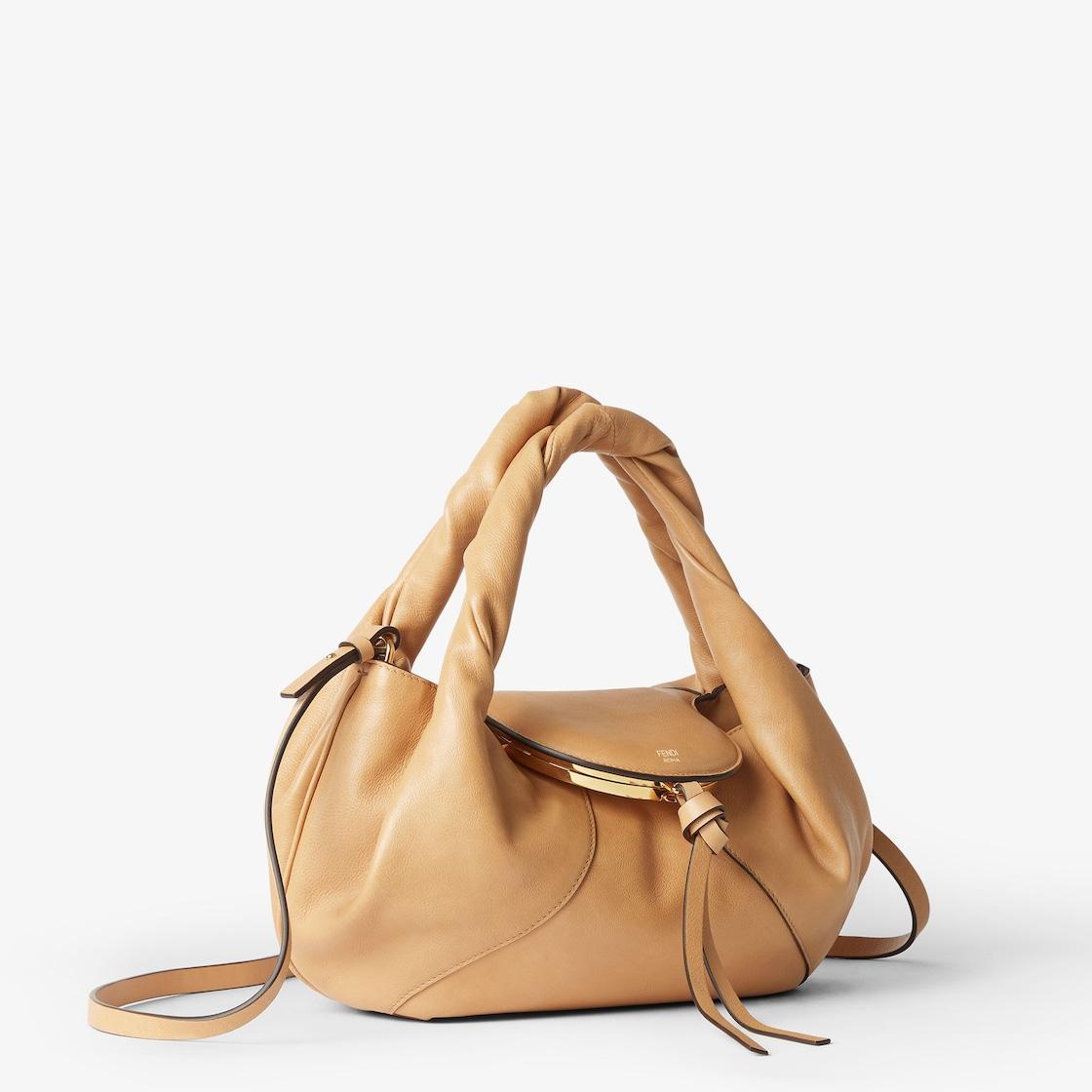 Fendi Spy SmallBeige leather bag Product Image