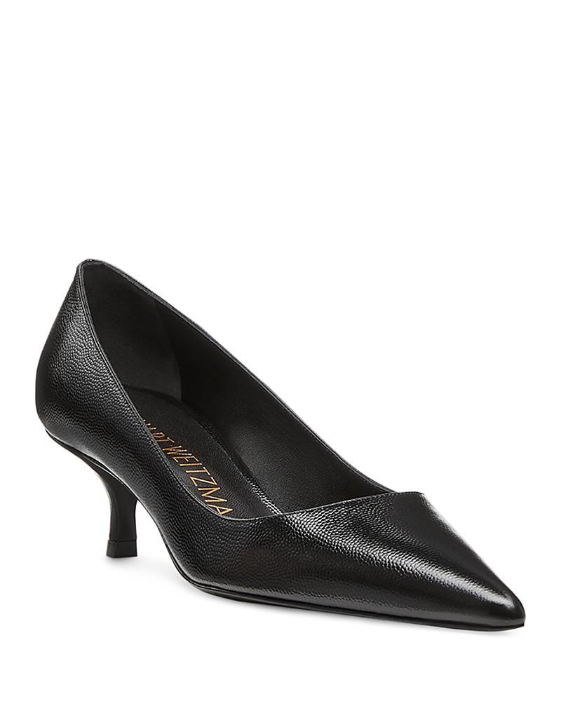 Stuart Patent Kitten-Heel Pumps Product Image