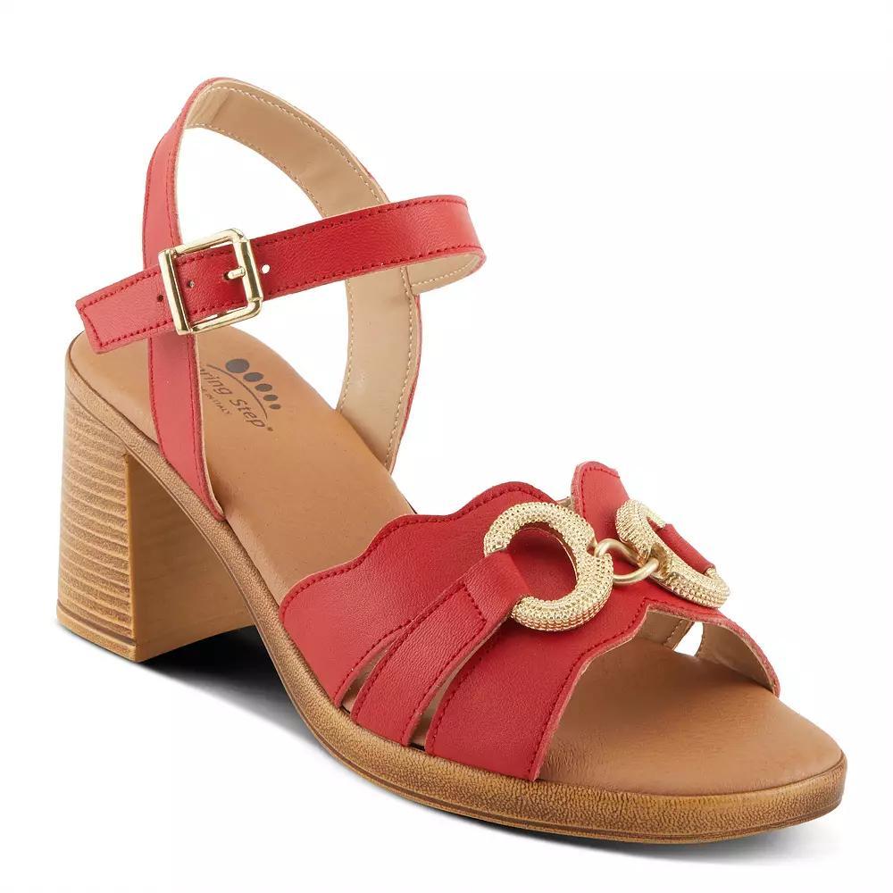 Spring Step Sardinia Women's Slingback Sandals, Size: 37, Red Product Image