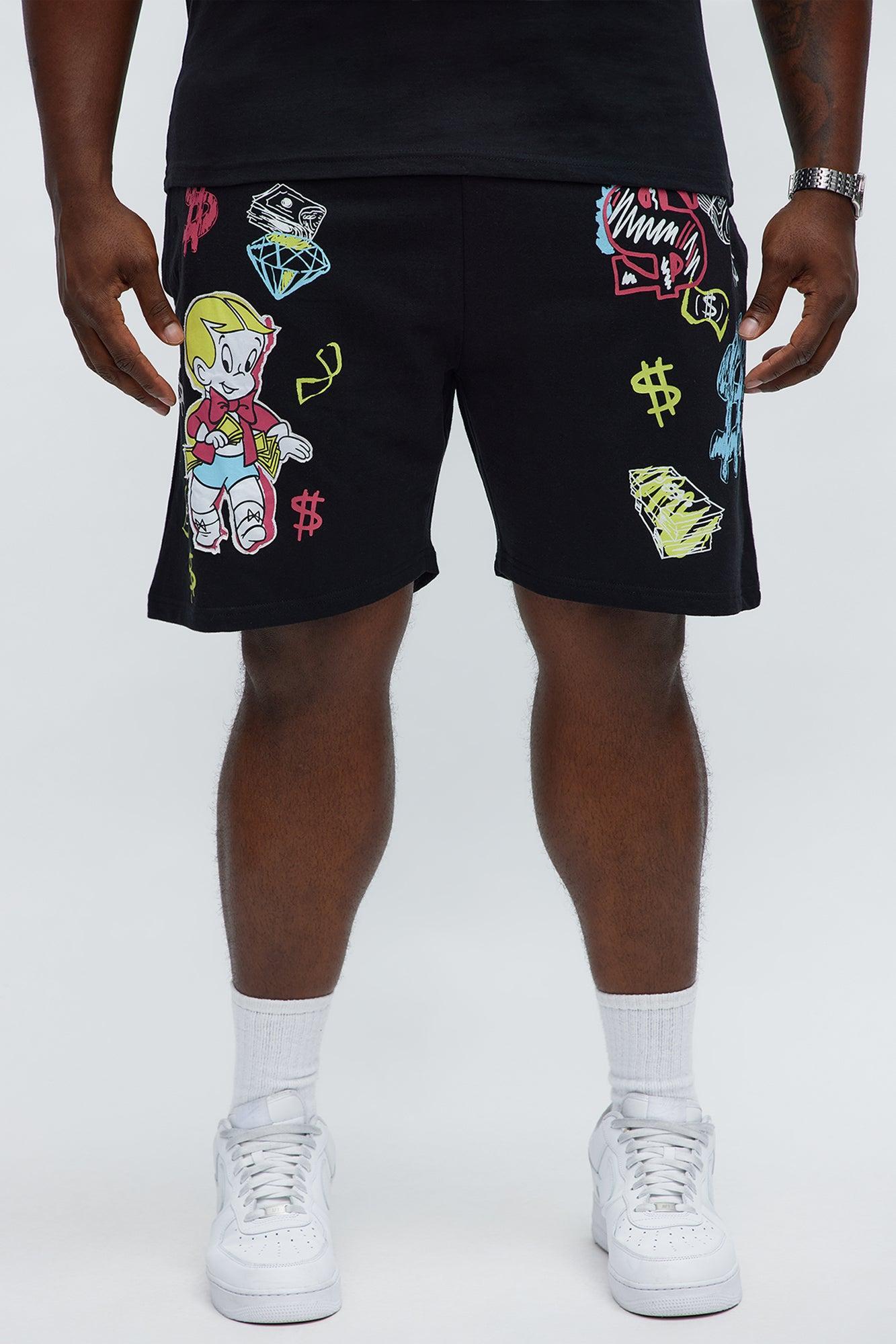 Richie Rich $ign Sweatshorts - Black Product Image