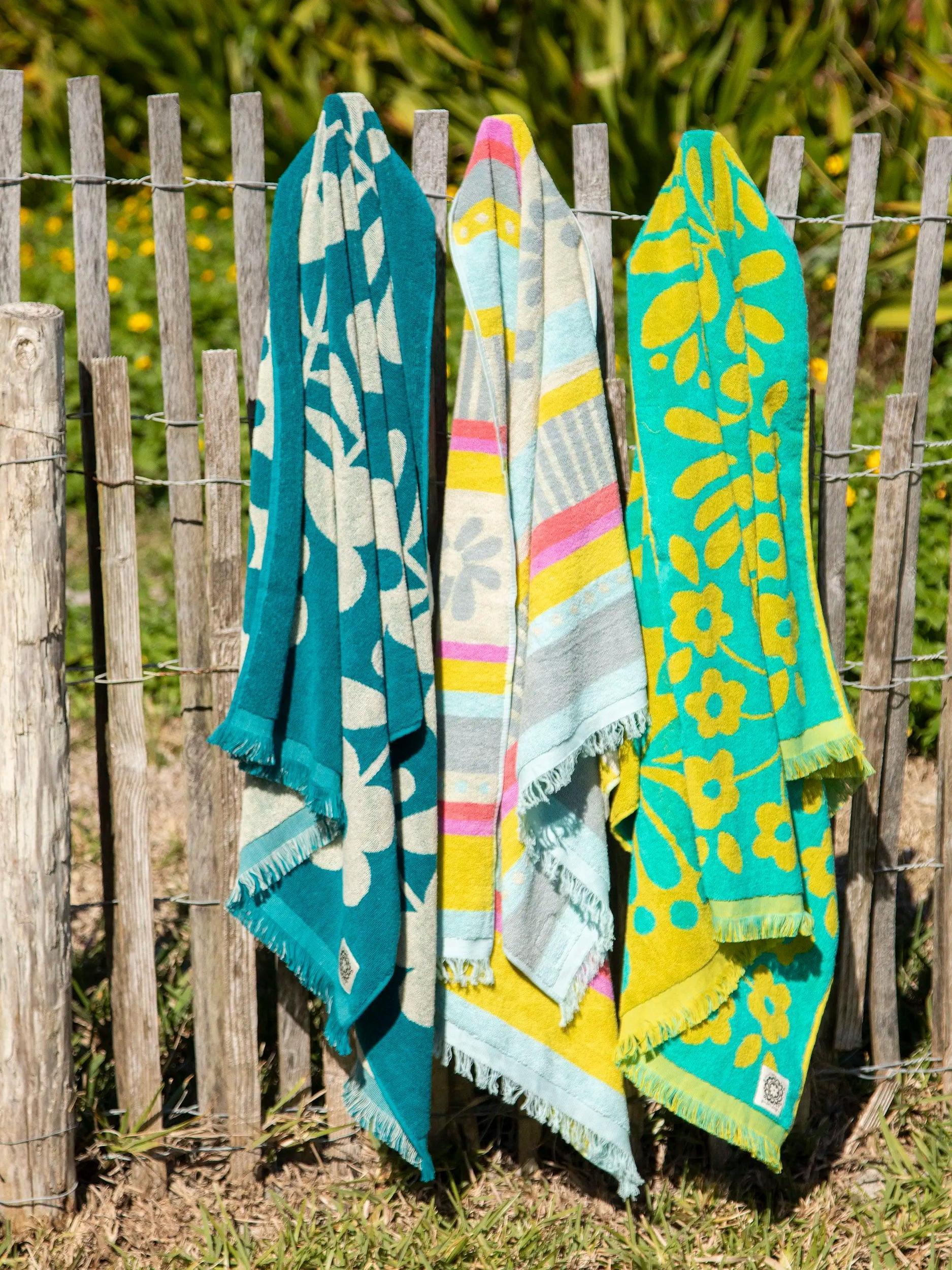Cotton Bungalow Towel - Light Blue Grey Product Image