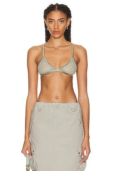 Rhinestone Fishnet Triangle Bra fleur du mal Product Image