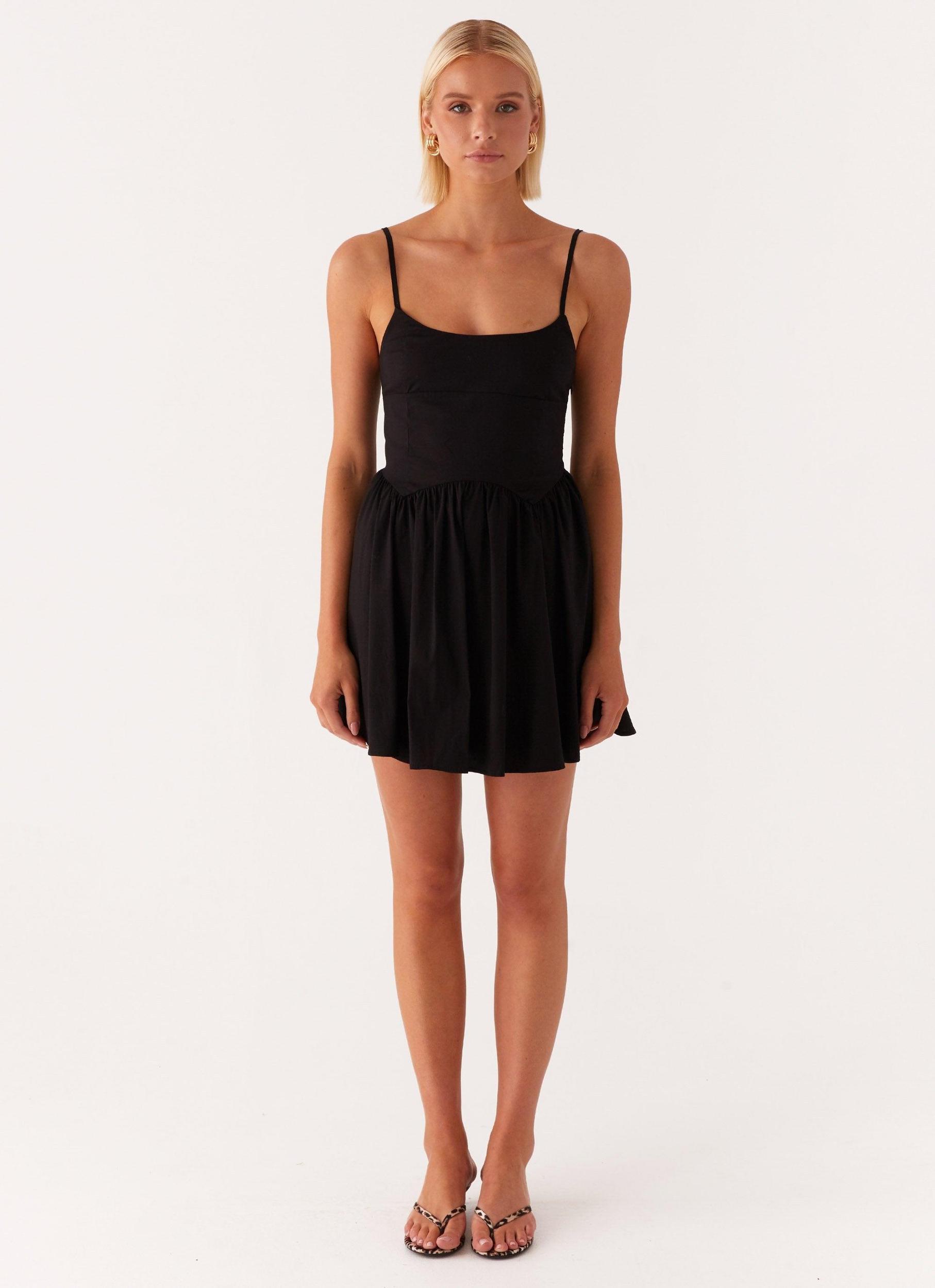 Tesoro Mio Mini Dress - Black Product Image