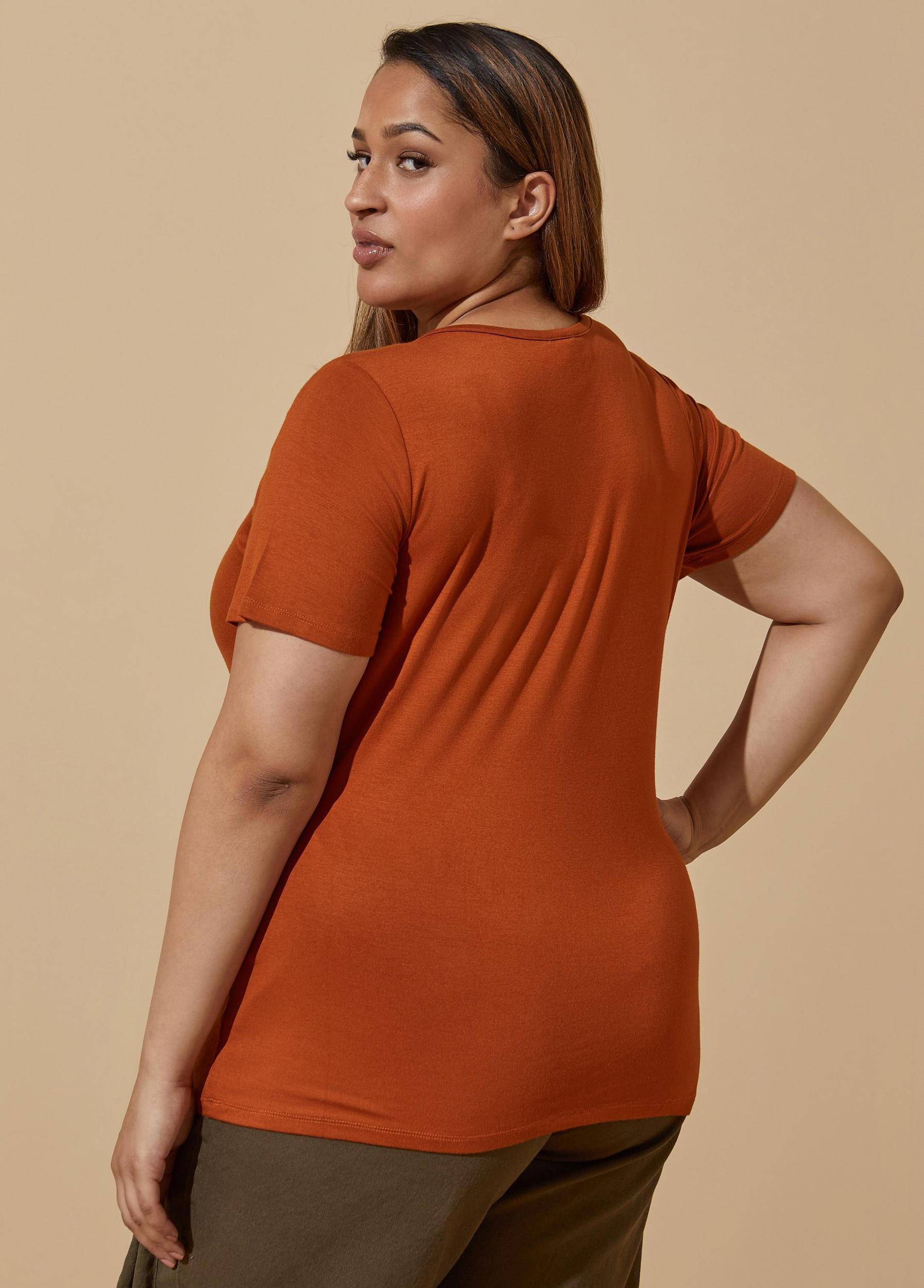 Basic Scoop Neck Jersey Tee Product Image