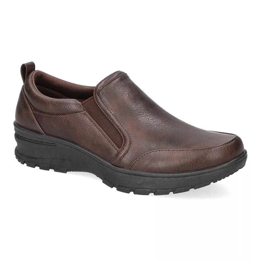 Easy Works by Easy Street Garland Slip-Resistant Flat Shoes, Women's, Size: 6, Brown Product Image