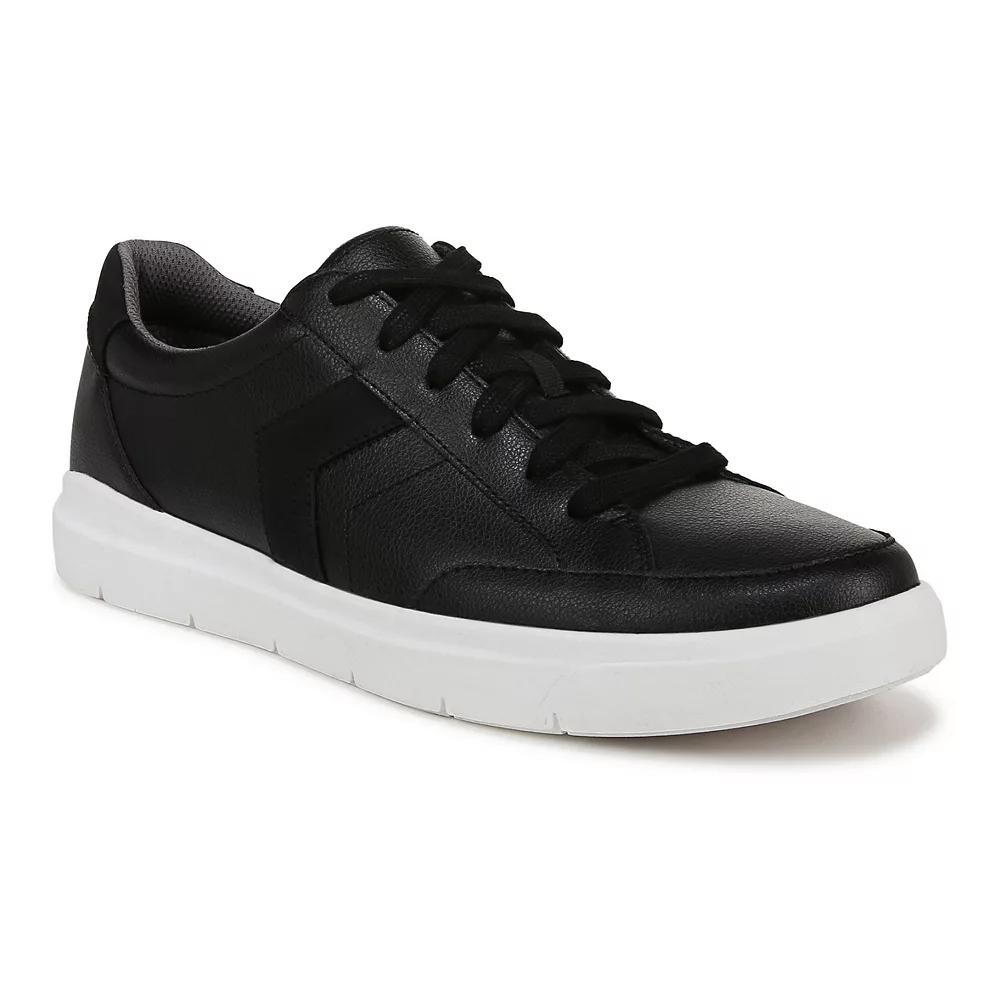 Dr. Scholl's Madison Men's Faux Leather Oxford Sneakers, Size: 10, Black Faux Leather Product Image