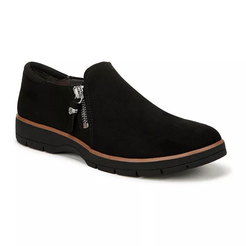 Dr. Scholl's Nice Day Women's Zip Sneakers, Size: 10 Wide, Black Product Image