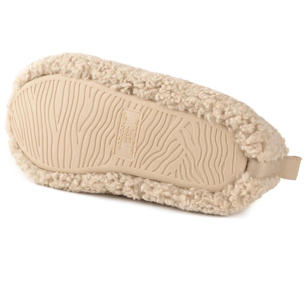 RockDove Women's Faux Shearling Closed Back Slipper with Memory Foam Product Image