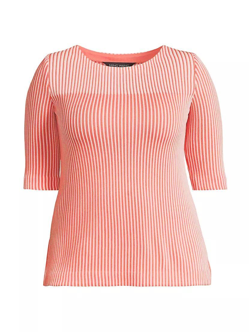 Striped Jacquard Tunic Product Image