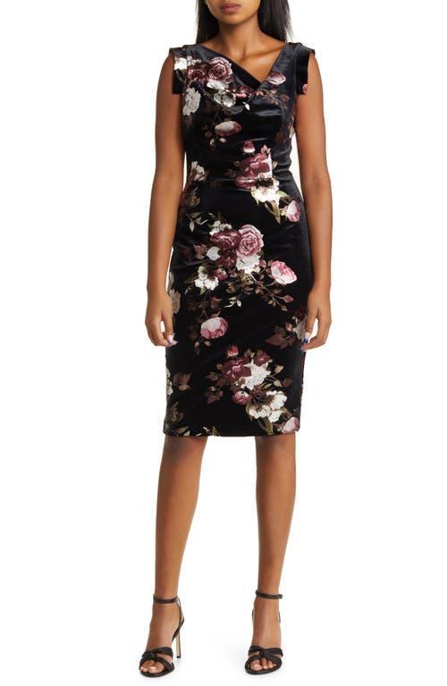 Womens Jackie O Floral Midi-Dress Product Image