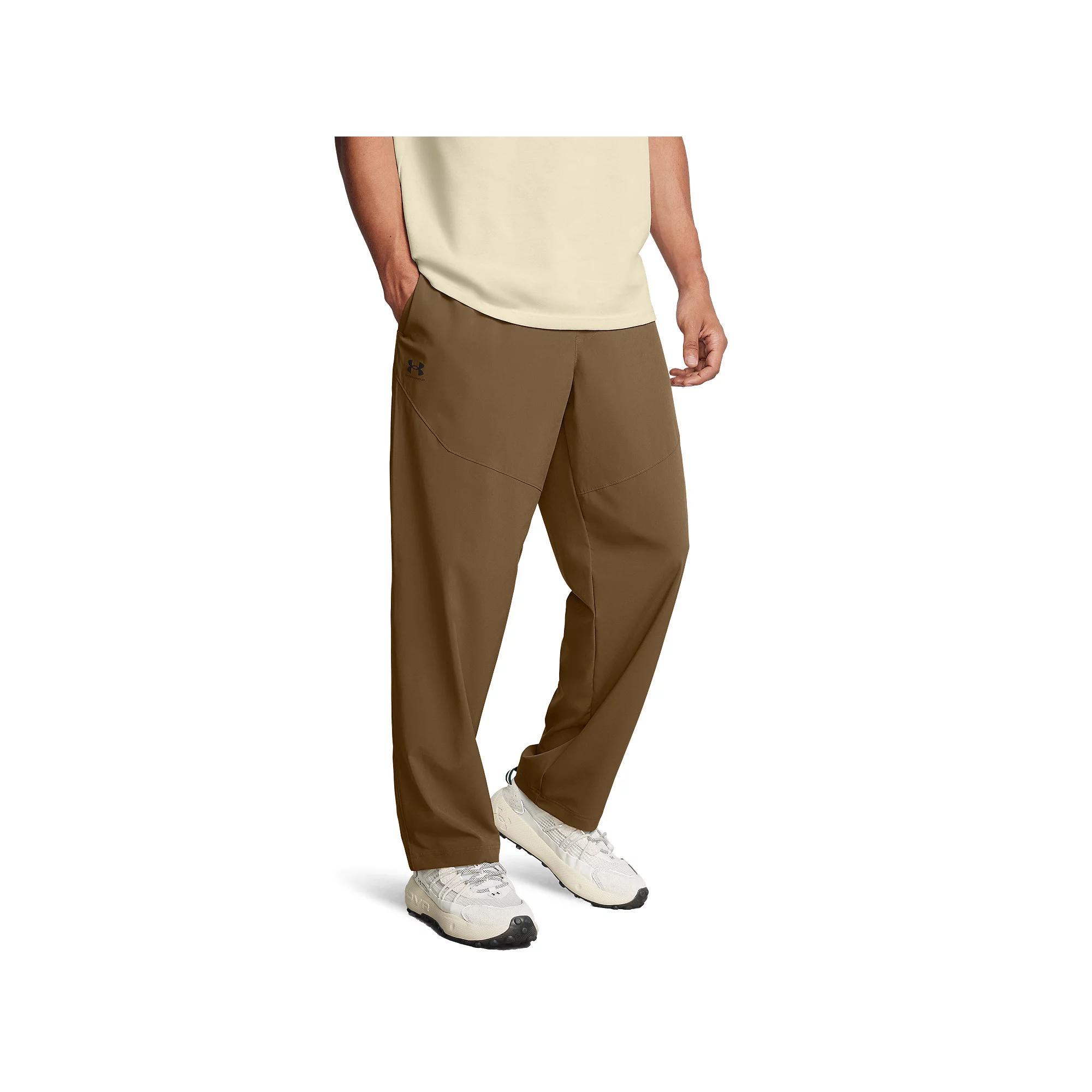 Men's Under Armour Vibe Woven Pants, Size: XXL, Castlerock Product Image