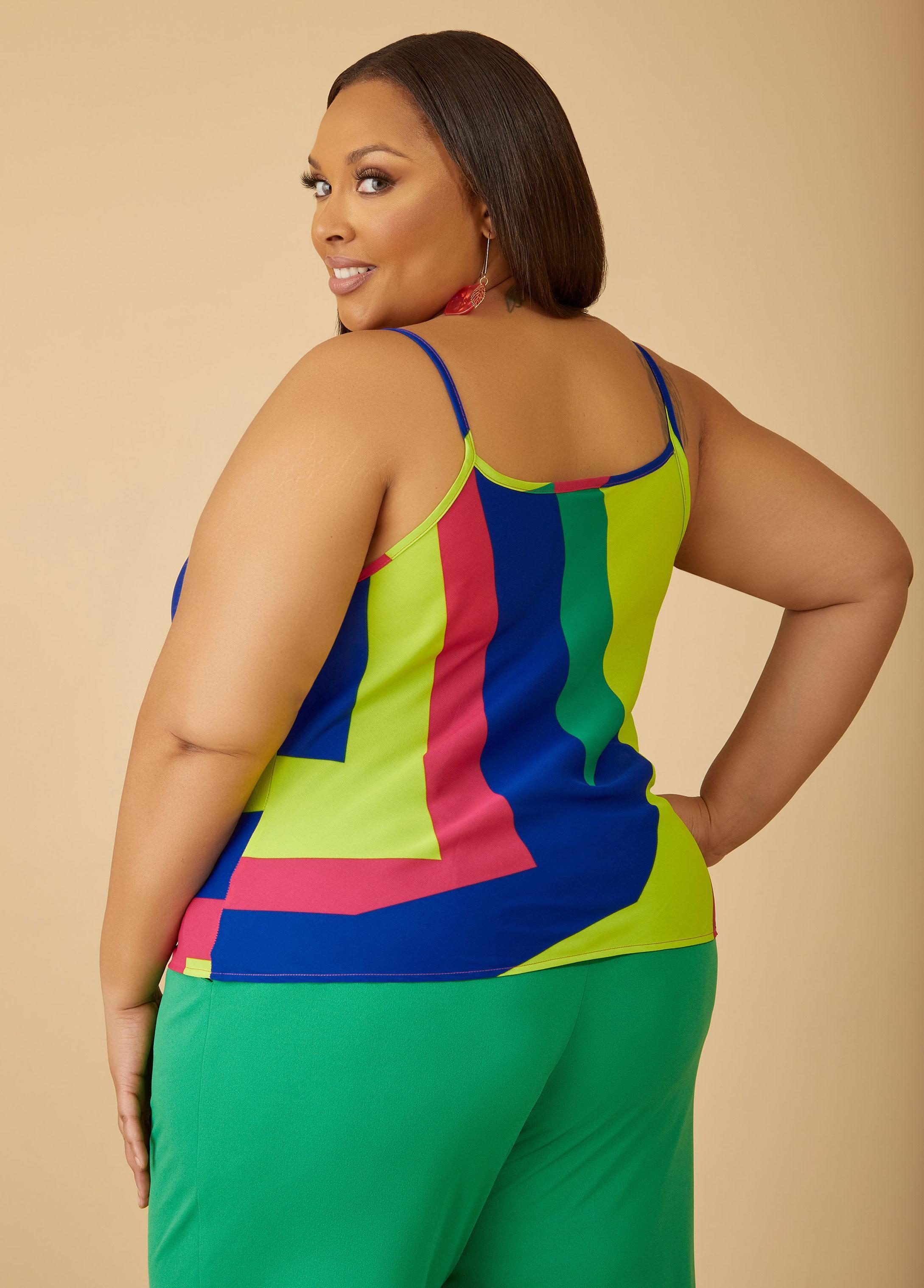 Printed Cowl Neck Cami Product Image