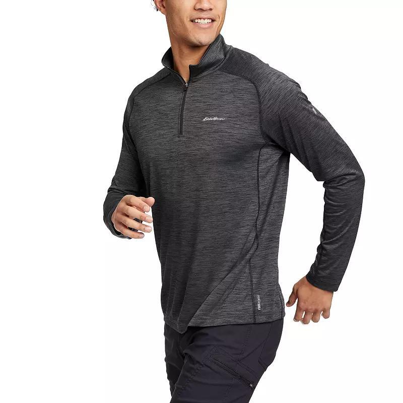 Men's Eddie Bauer Resolution Quarter-Zip Top, Size: XXL, Black Product Image