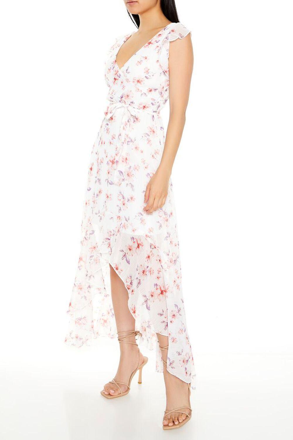 Floral Print High-Low Maxi Dress | Forever 21 Product Image