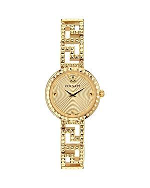 Versace Womens Greca Goddess Quartz Analog Gold Stainless Steel Bracelet Watch Product Image